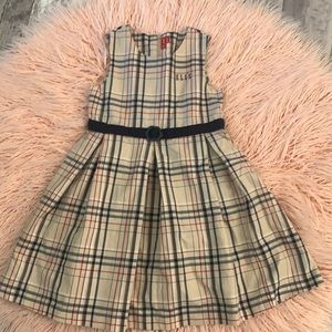 Girls Plaid Dress